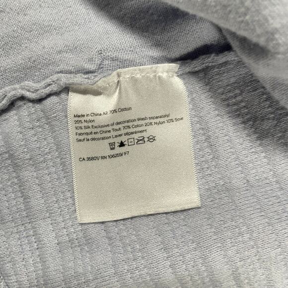 Lululemon Women's 10 Find Your Calm Wrap Cardigan Sweater Blue Open Front - Picture 6 of 11